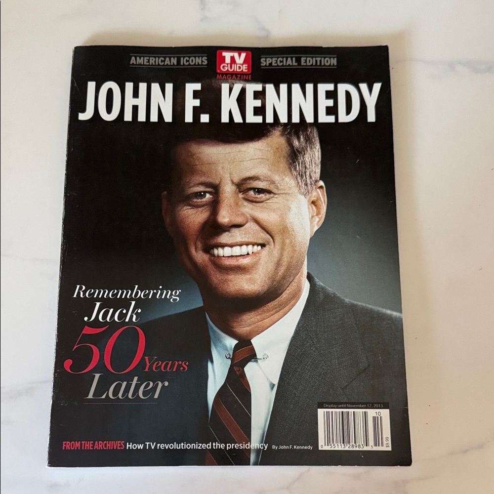 TV Guide Special Edition: John F. Kennedy Magazine - Black Cover with Portrait